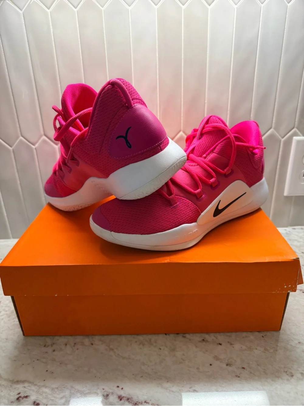 Nike Men’s Pink Kay Yow HyperDunk Basketball Shoes